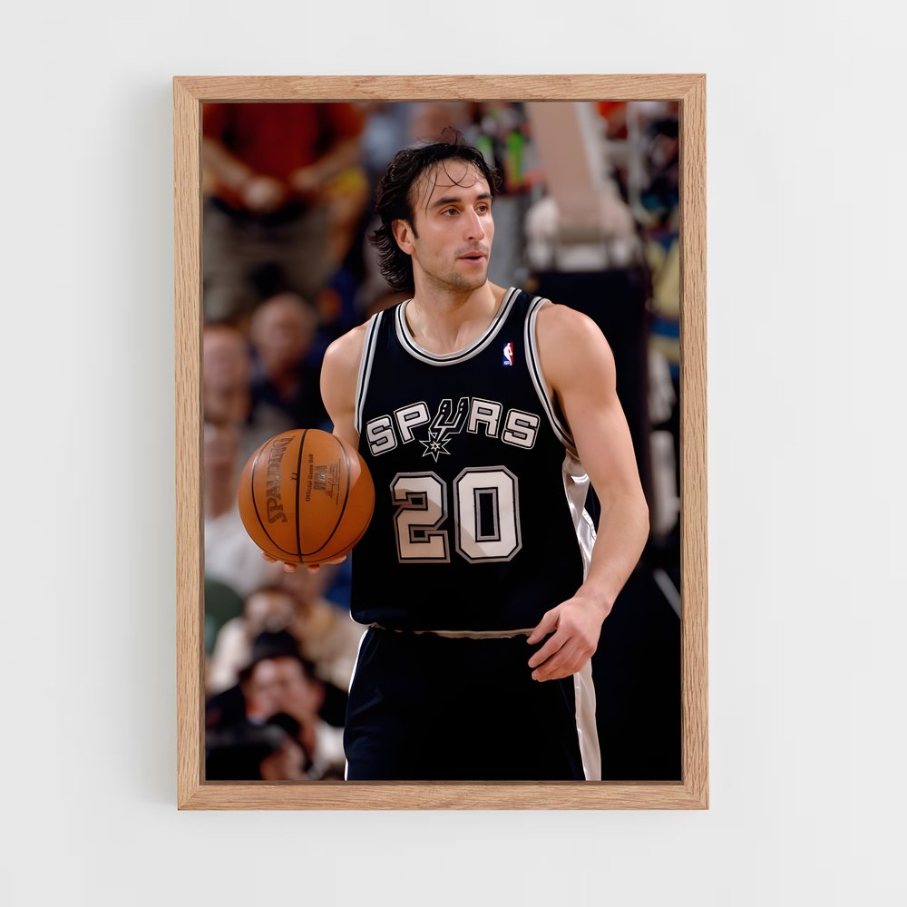 Poster L'Héritage de Manu – affiche Basketball (vue 4)